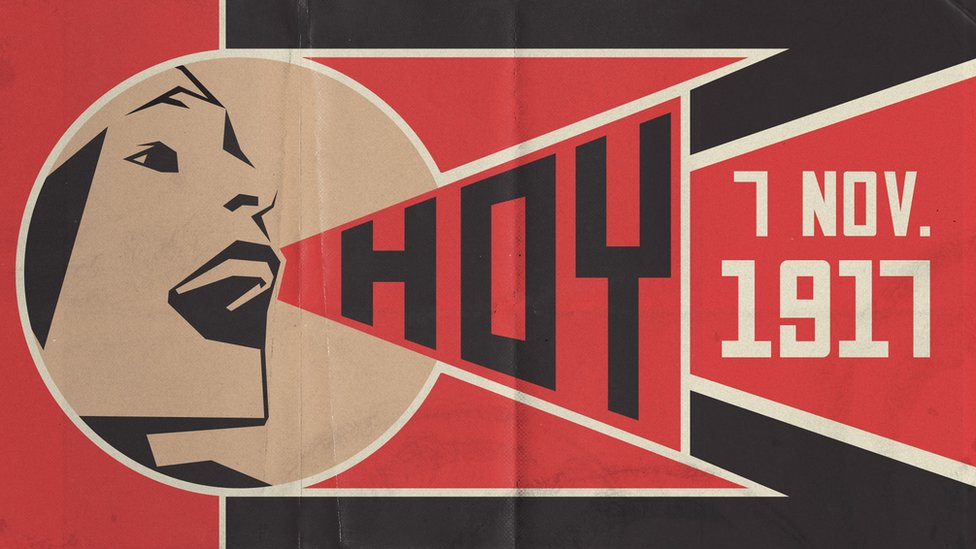 Avui és le nosequanté aniversari de la Revolució Russa.
Revolució és sempre!