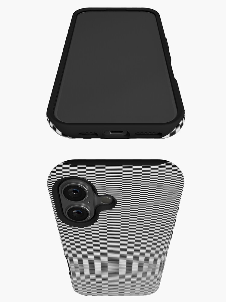 PDyaczenko's tweet image. Did you know optical illusions can make your eyes perceive vibrations in a static image? Protect your phone with this Optical Illusion Black and White Pattern #3 iPhone Tough Case! Get it at redbubble.com/i/iphone-case/… #OpticalIllusion #iPhoneCase #ToughCase #MindBendingArt