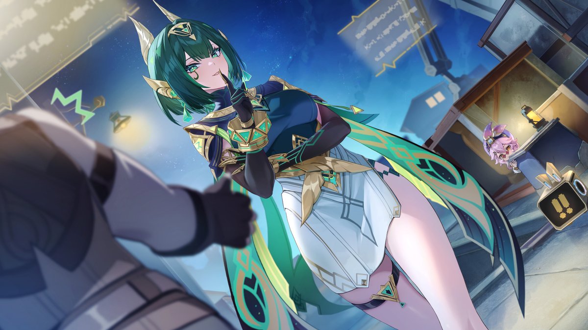 DaPaimon's tweet photo. "Chega de mentiras."

Agradecimentos especiais para @paitayu por sua obra!

#GenshinImpact #Genshinfanart #Nefer https://t.co/ZcXyjGQPct