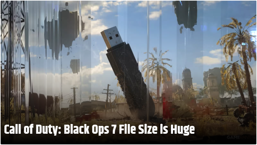 AiToday420's tweet photo. #CallofDuty : #BlackOps7  File Size is Huge

Ops 7 only days away, fans have learned the file sizes for the game on PS5 and PC.COD games typically require players to have a lot of free space on their machines to download &amp; Ops7 will continue that trend thank to massive file size. https://t.co/SVWShV0fnJ