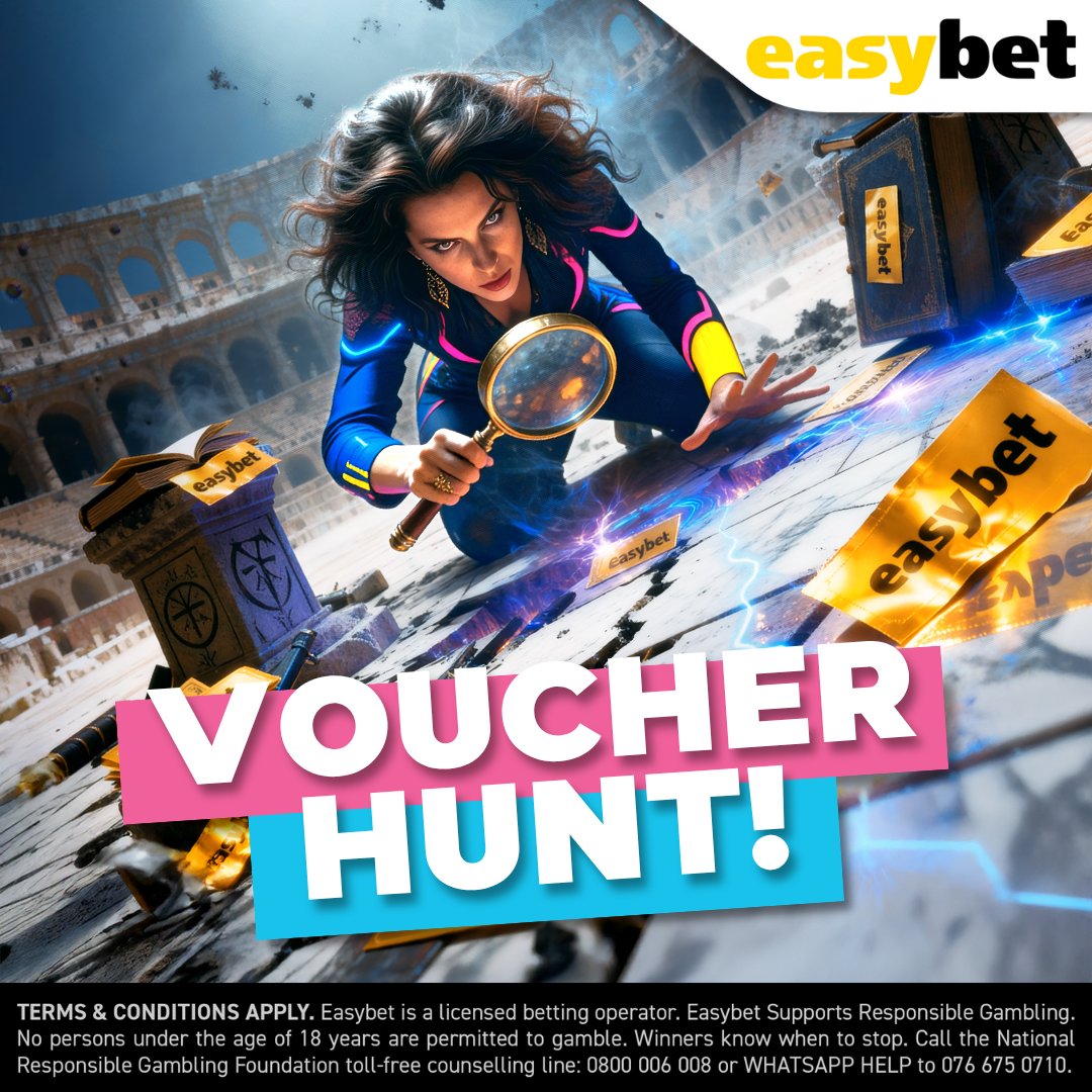 Easybet_SA's tweet image. 🕔 5 PM. Arena doors open.

Grab as many R50 vouchers as you can. They’re hidden all over the Playbook site! 💥

Hunt fast, villains, and claim your loot before it vanishes into the shadows. 💨💰

👉 Join the hunt: bit.ly/eb-gvh

#Easybet #VoucherHunt #VillainsArena