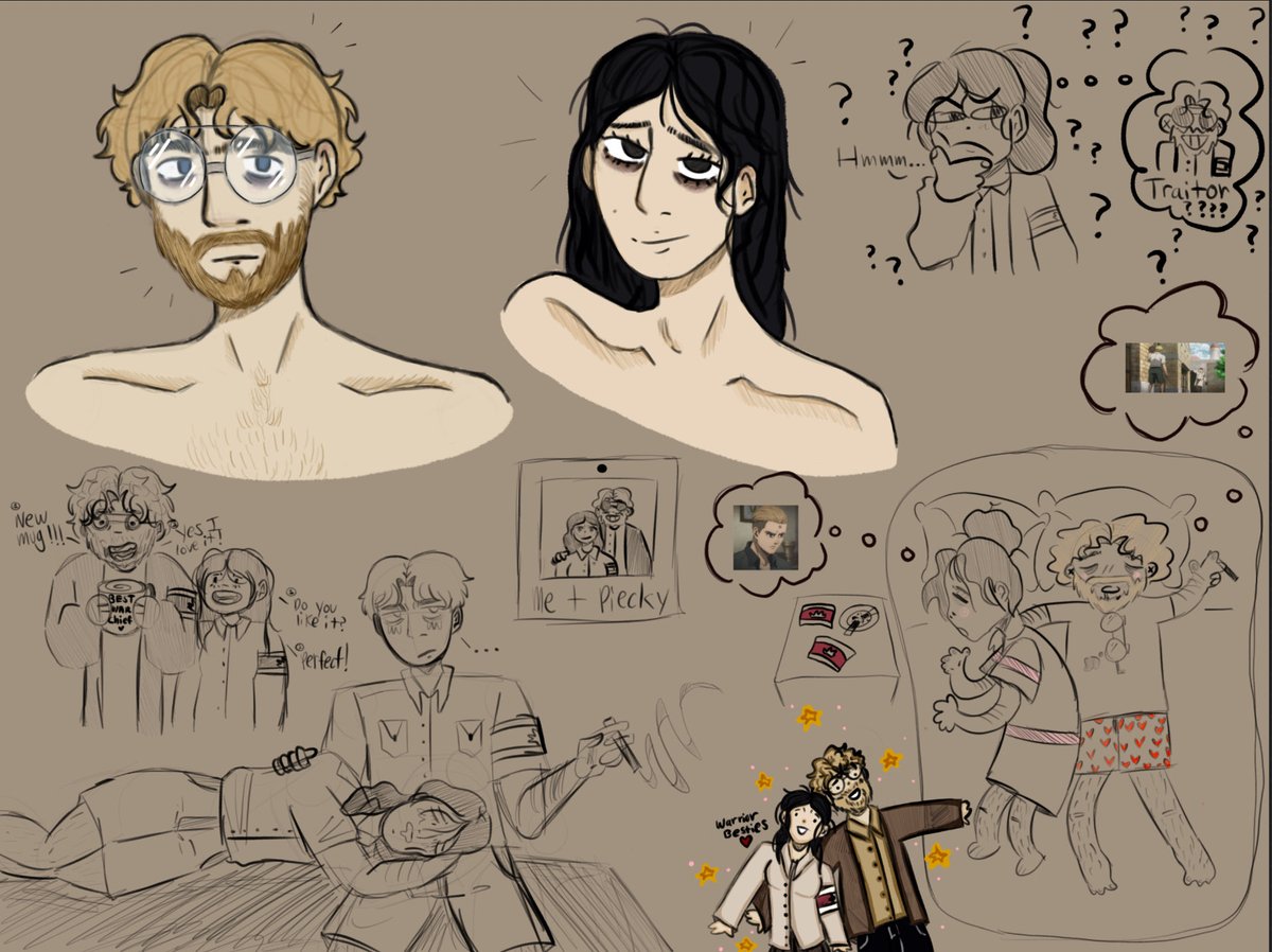 Seal_sel's tweet photo. Zeke and Pieck🙂‍↕️

#zekeyeager 
#pieckfinger 
#aottwt 
#jikupiku https://t.co/q5L5QiyFZA