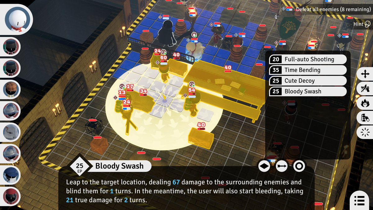 ProjectSouldier's tweet image. Tactical RPG➡️store.steampowered.com/app/2134980

🔫Focuses on ranged directional attacks &amp;amp; positioning with cover
🚀30+ hand-crafted levels, each with new enemies/mechanics
🎖️Streamlined progression with automatic post-level rewards
🎸40+ tracks OST ranging from jazz to metal

#PitchYaGame