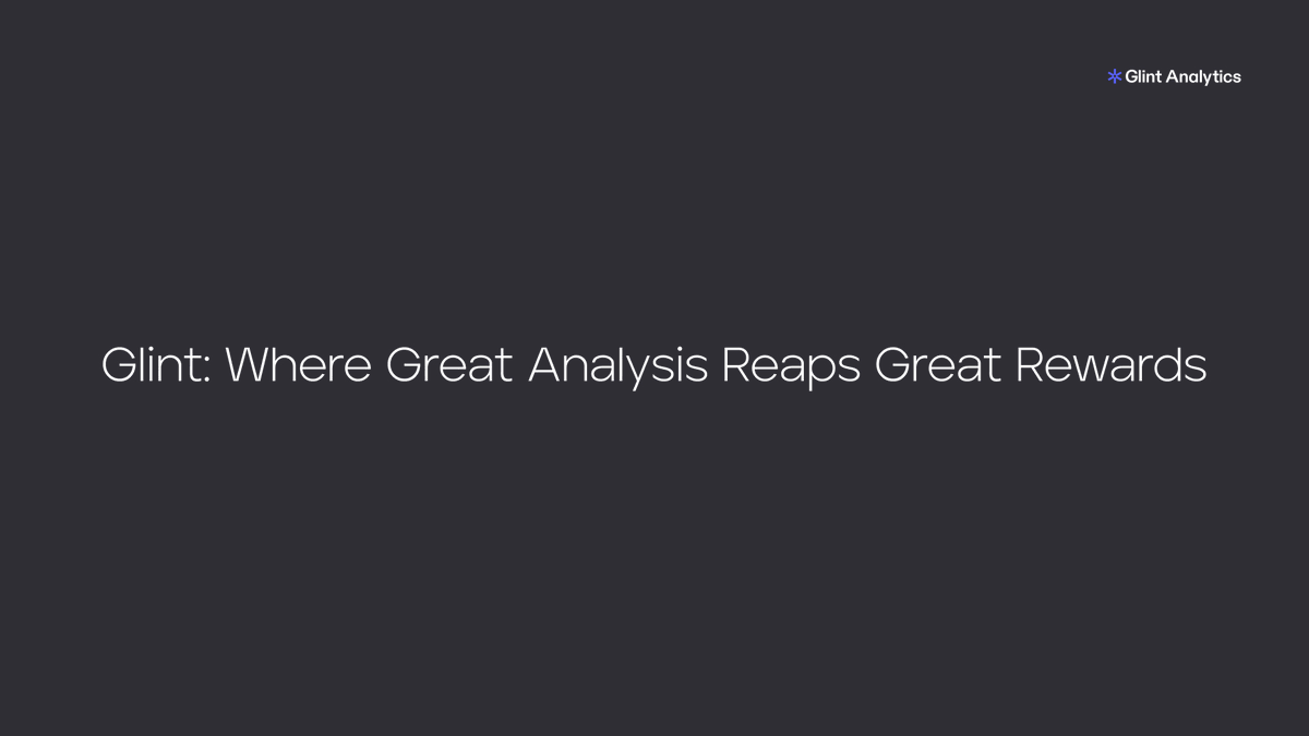 SmartEarnTrick's tweet image. 🔗 The barrier between you and great analysis? Almost gone.
With @GlintAnalytics low‑code tools &amp;amp; AI assist, building powerful crypto dashboards is easy.
#GlintAnalytics #EasyAnalytics #BlockchainTools #Alpha