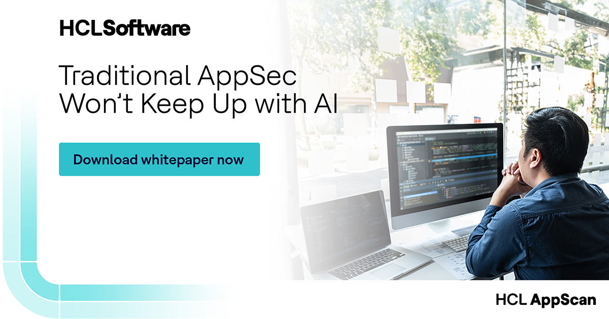 AppScanHCL's tweet image. In our new whitepaper, we break down:
-How #AI and agentic systems challenge #AST assumptions
-The specific risks introduced by generative models
-What modern security strategies must include to stay ahead
Download now: hclsw.co/rl6dh0

#HCLAppScan #HCLSoftware #AppSec