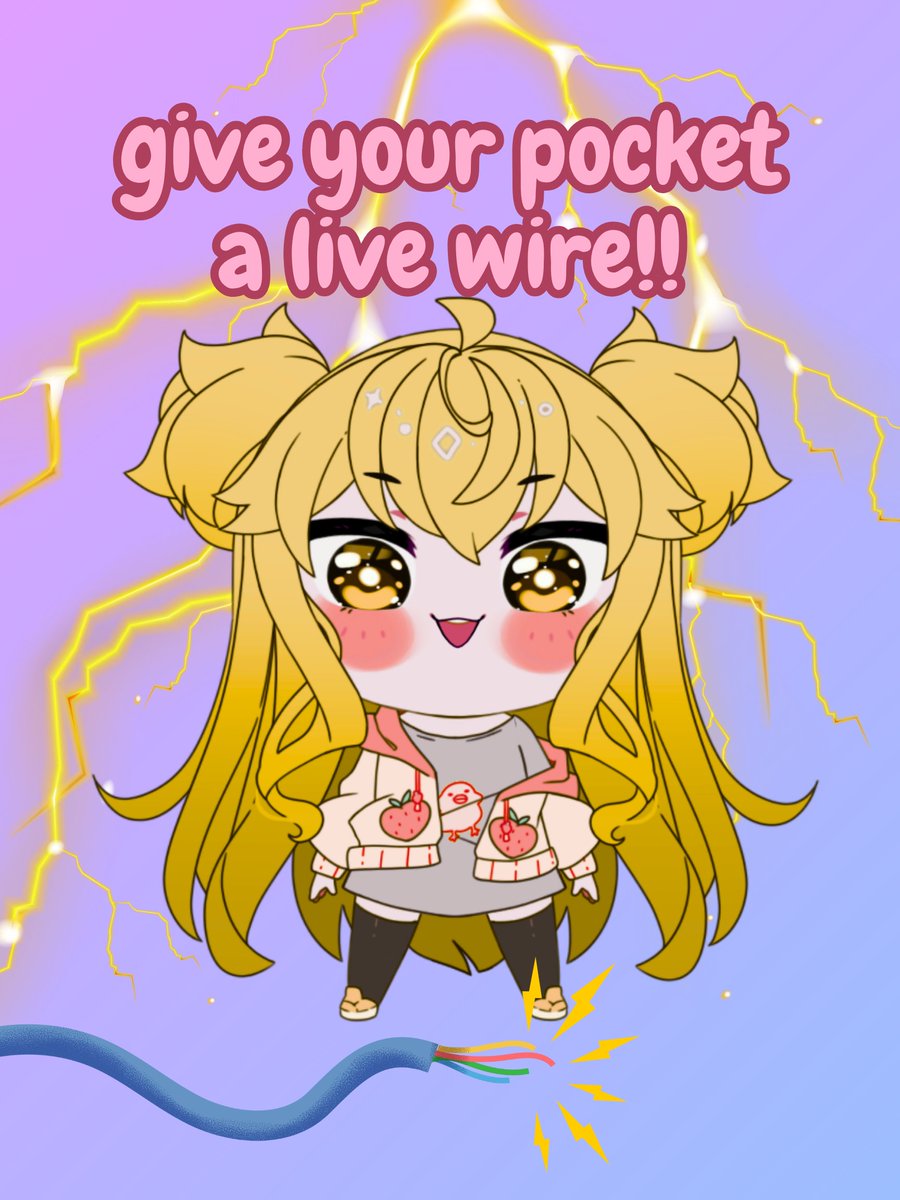 it turns her from a 💜🍓 type to an ⚡️electric💡 type!!! 
just let her munch down on that good sparky snack!! 🥰