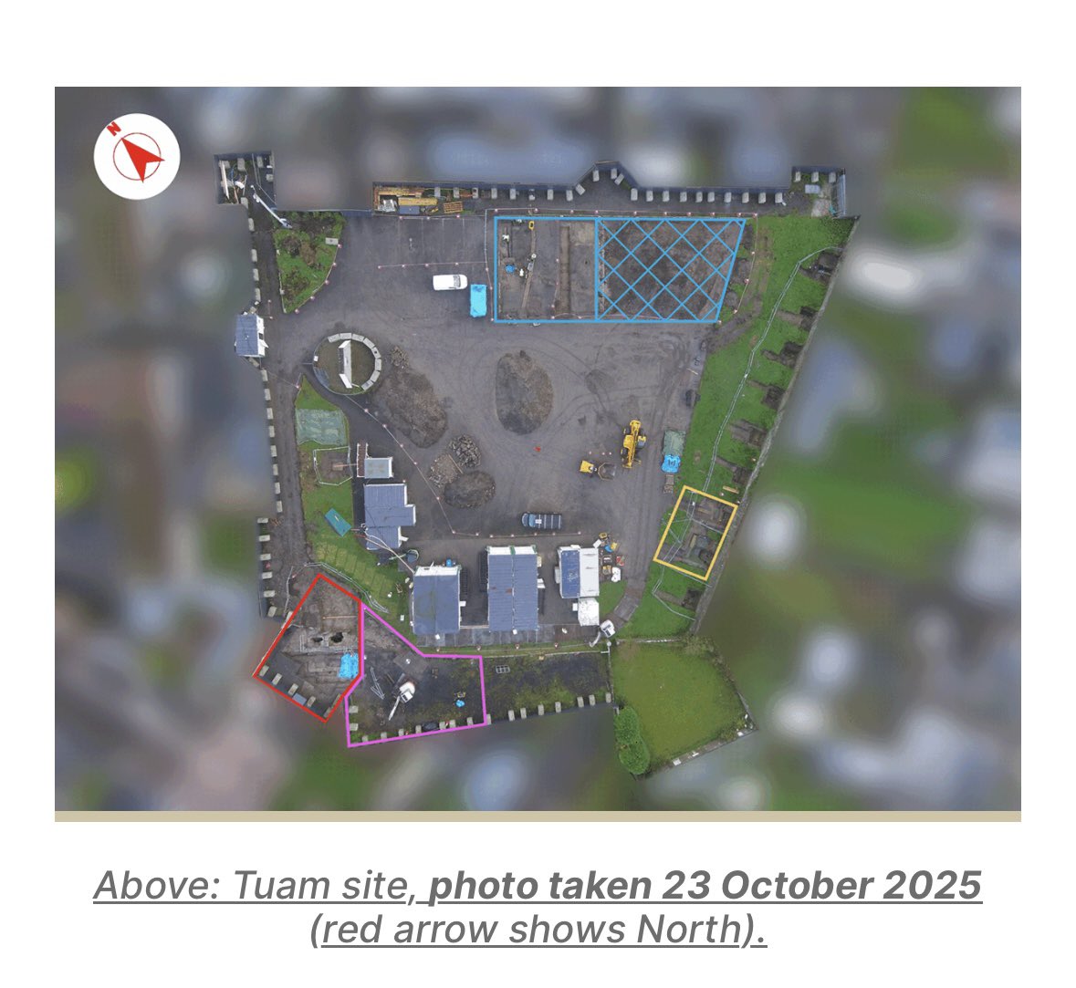 breeda_murphy's tweet photo. 1/3. Forensic team At ODAIT have this morning via email contacted families of lost children and survivors of the #Tuam #MotherAndBabyHome to advise that forensic experts have found seven sets of #InfantRemains in an area adjacent to the underground vaulted structures https://t.co/kKPIVjTuef