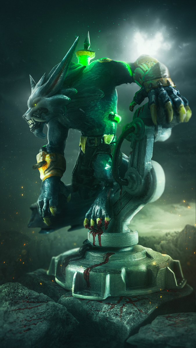 2 Künstler, 1 Projekt Challenge
Ich hab den Warwick 3D gedruckt, per Hand bemalt &amp; dann fotografiert
<a href="/louis_angerer/">louis</a> hat das Foto dann digital zum Leben erweckt!
Erster Test für ein kommendes krankes Duo-artist-Projekt 👀