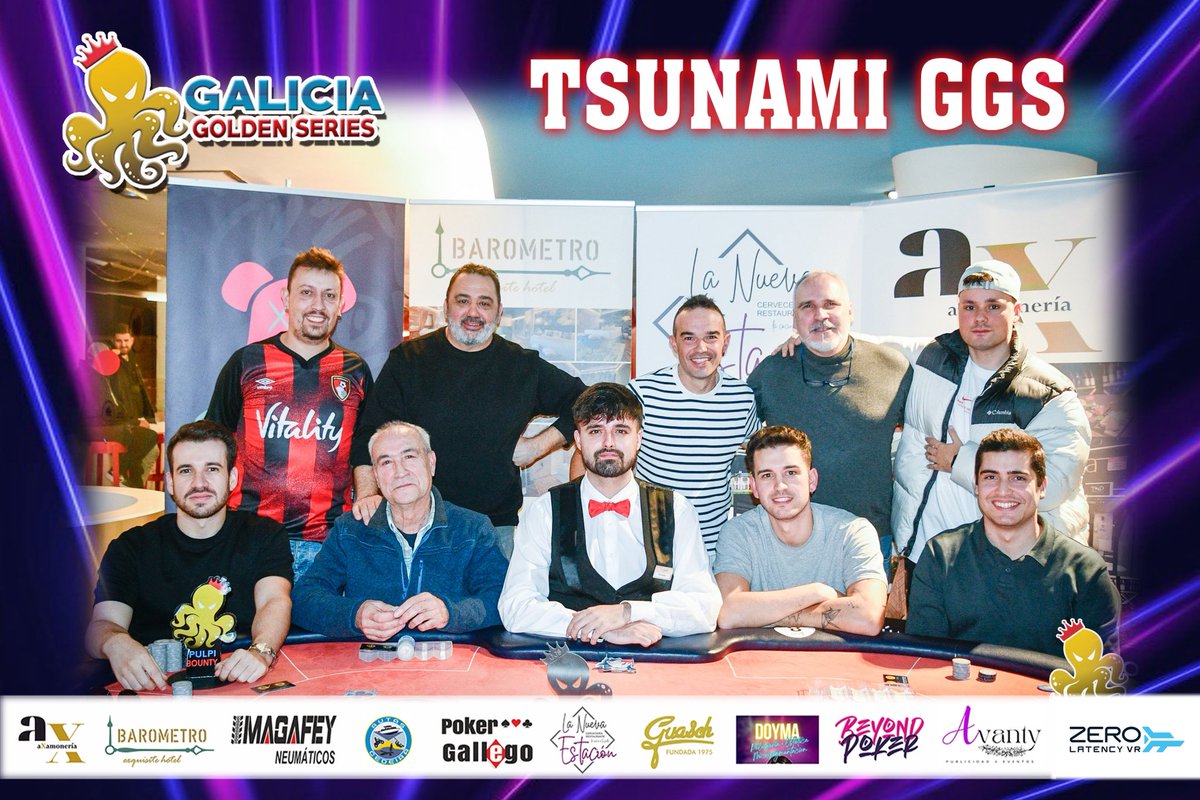 PokerGallego's tweet photo. Un Gran José vence en el TSUNAMI 🌊 GGS y consigue su 🐙pulpo 🎉.
¡Enhorabuena!
Hoy viernes en el @casinoatlantico :
- 20:15 👑 MAIN EVENT GGS 👑
- 20:30 🐙 OCTOPUS GGS 🐙
¿Te vas a perder la fiesta ?
#Poker #Galicia #Pulpos #Para #Todos #Fiesta #Mainevent #Tsunami #festival #party #ALLIN @chakee699 #gran #final
👇👇
https://t.co/vJLrN6vma8