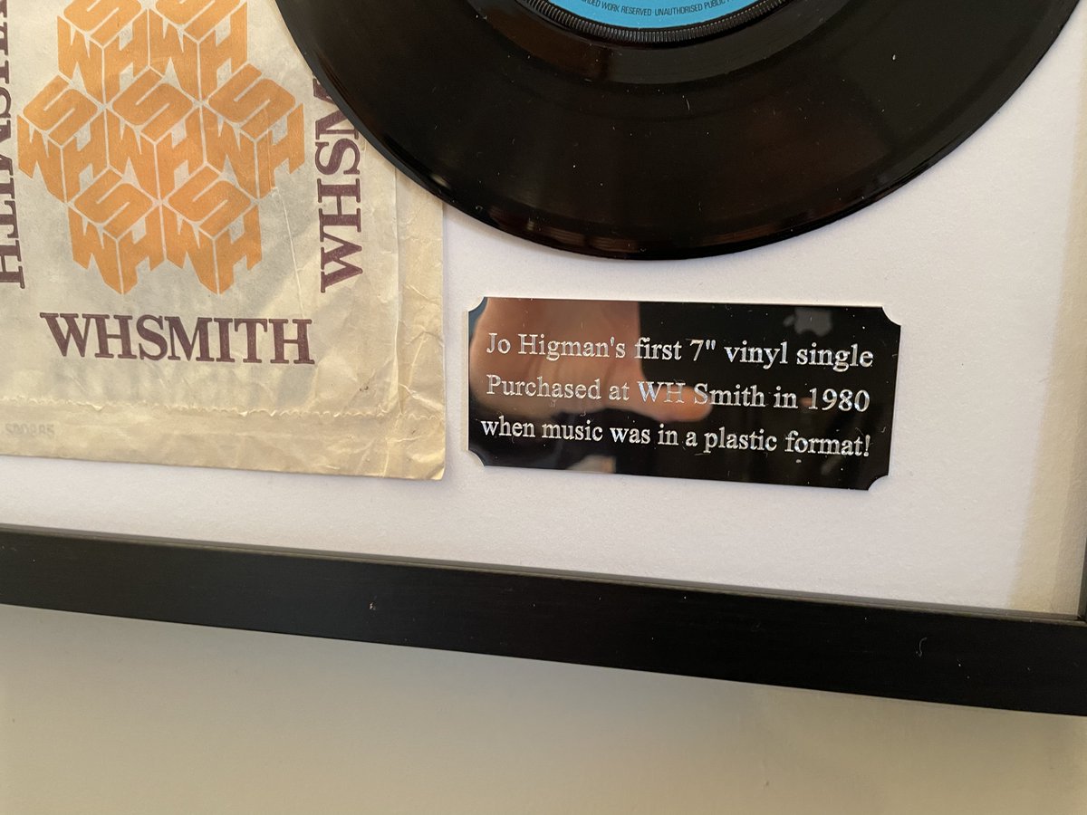 My1stRecord's tweet image. Here are today's MyFirstRecord.co.uk #Popmaster scores for R1 - 15pts: a poor day in the office!!

Successful with Video Killed the Radio Star (we framed another Buggles hit as a #firstrecord #gift bought from WH Smith), Ed Sheeran, Soft Cell, Luck, U2, Nevermind.