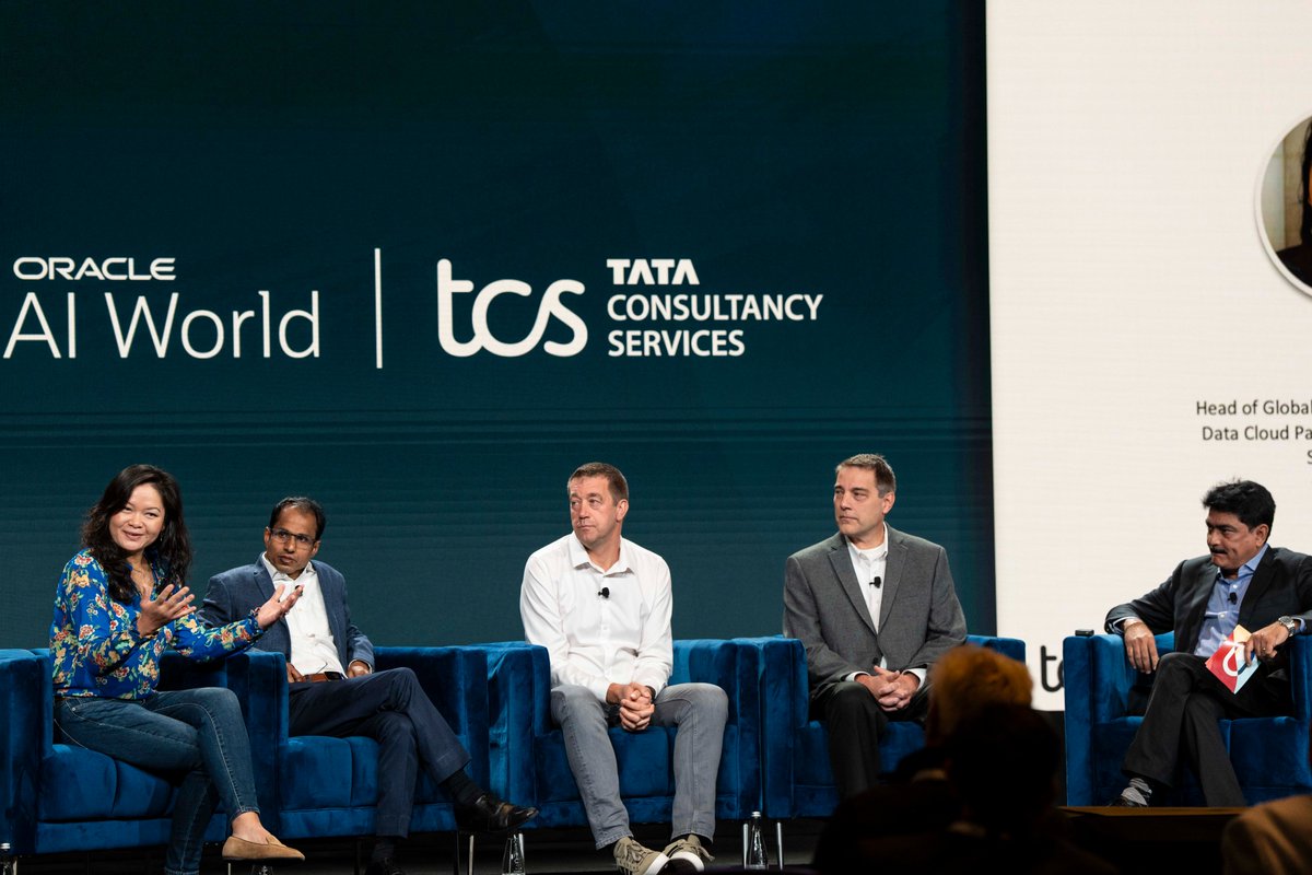 TCSDigitalTech's tweet image. #OracleAIWorld 2025 was a powerful reflection of what it means to stay ahead by being AI-driven, agile, and adaptive.
Read highlights from the event, here: lnkd.in/gFxZYMrq @tcs_na @TCS