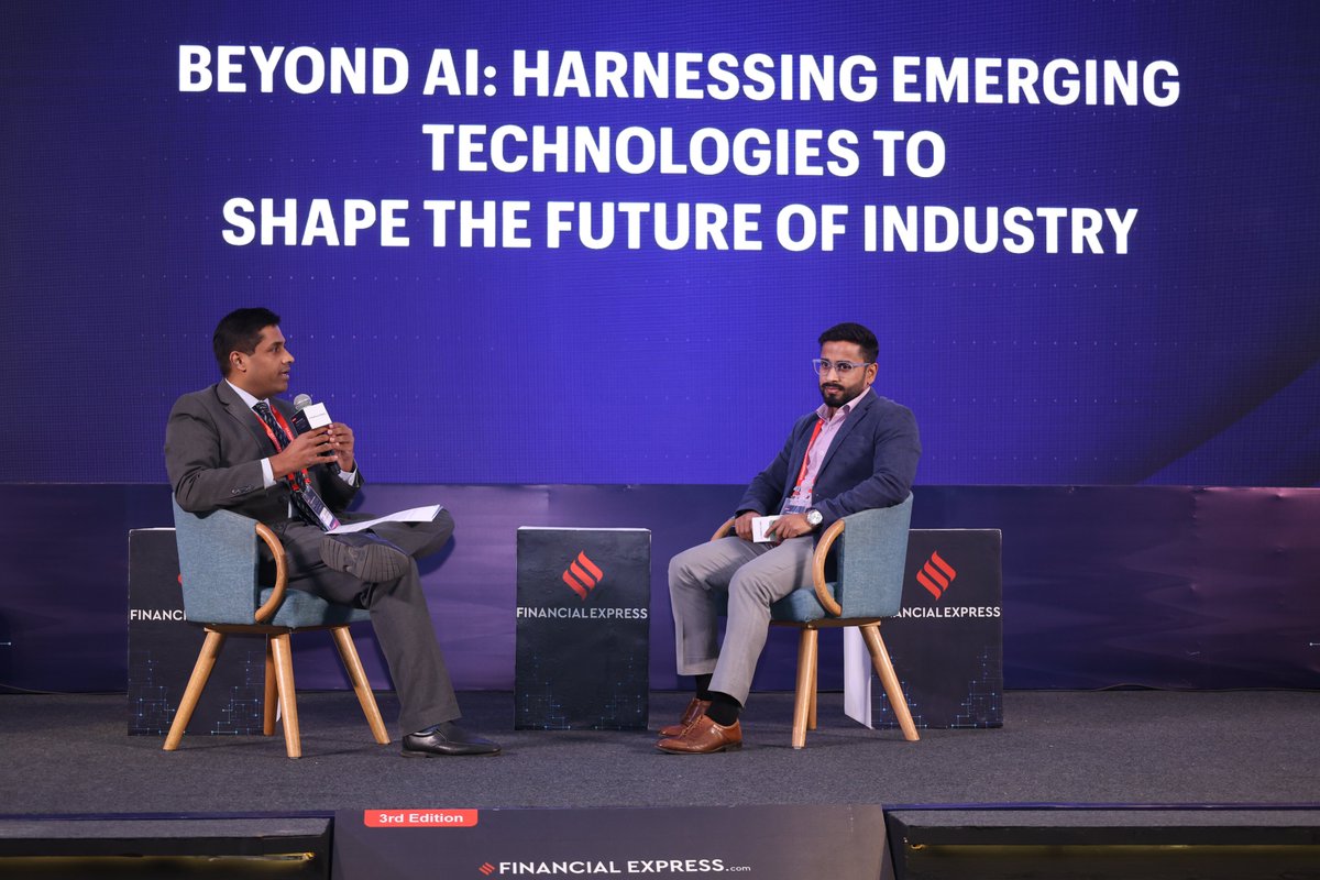 FE_Connect's tweet image. LIVE from #FEFutech2025: The Fireside Chat on “Beyond AI: Harnessing Emerging Technologies to Shape the Future of Industry” has begun, spotlighting how organisations can move from experimentation to scalable transformation.

#FEFutechSummit2025  #FEConnect #FEEvent