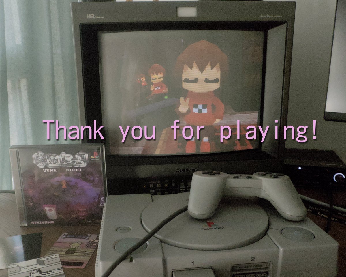 EliasDaler's tweet image. Thank you for playing Yume Nikki PS.

I can&apos;t believe the amount of positive feedback the demo got and how many people have played it.

All this has motivated me to continue working on it for a while! So expect more Yume Nikki PS1 updates from me in the nearest future. 😄