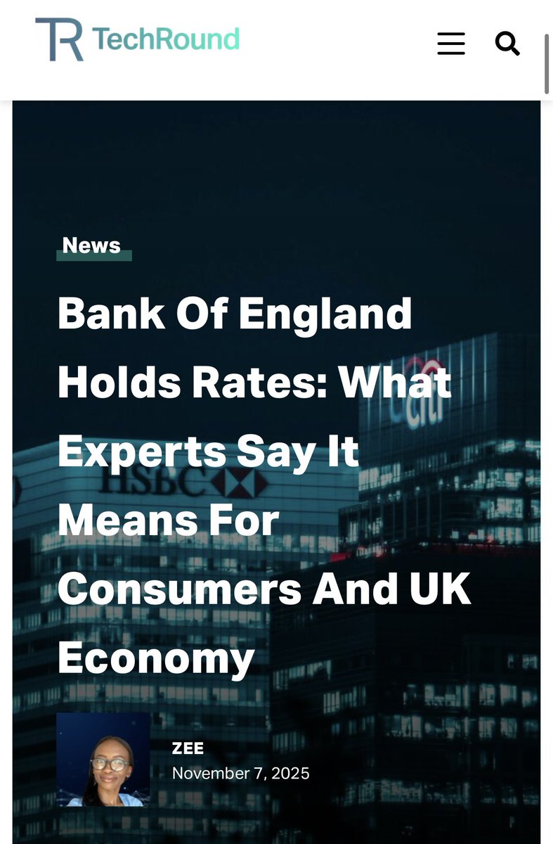Proper_PR's tweet image. Great to see a raft of client coverage yesterday with our reactionary comments to the Bank of England’s decision to hold the base rate for a second time.

techround.co.uk/news/bank-of-e…