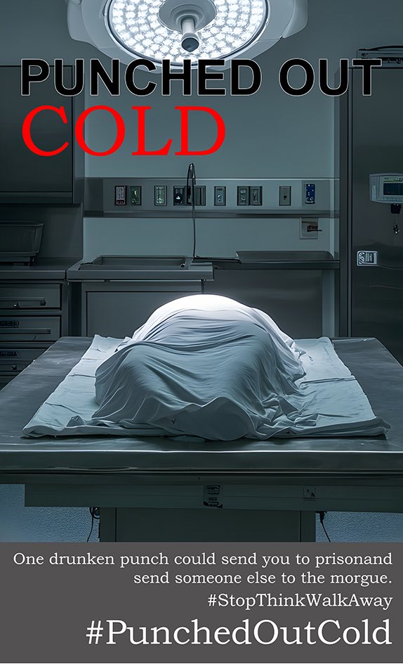 Well it’s getting towards the busy time of the year for us and also our biggest campaign to date #PunchedOutCold 
Punched Out Cold has been running for a no of years and was our first ever campaign 
#PunchedOutCold infographics are used by Police Forces and Pubs across the UK
We