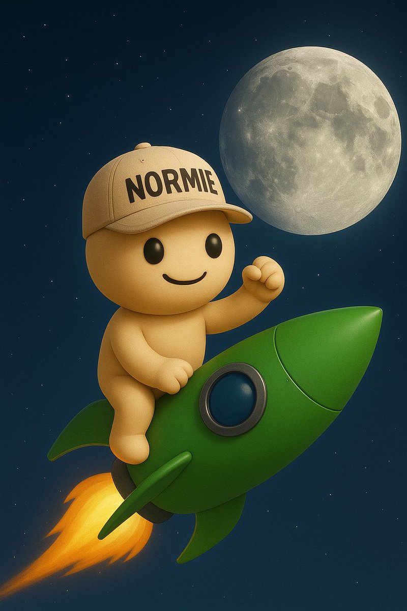 We love green rocket 🚀🌕

#NORMIE