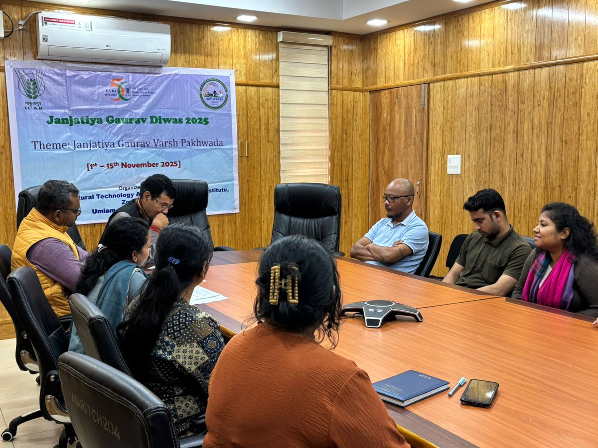 💼 Day 3 – Livelihood &amp; Entrepreneurship
On Day 3 of #JanjatiyaGauravDiwas, Dr. Amrutha spoke on Livelihood &amp; Entrepreneurship, encouraging innovation and sustainable income generation in tribal areas. 🌾💡
#TribalPride #BirsaMunda150 #icarindia #EmpoweringTribalsVikshitBharat