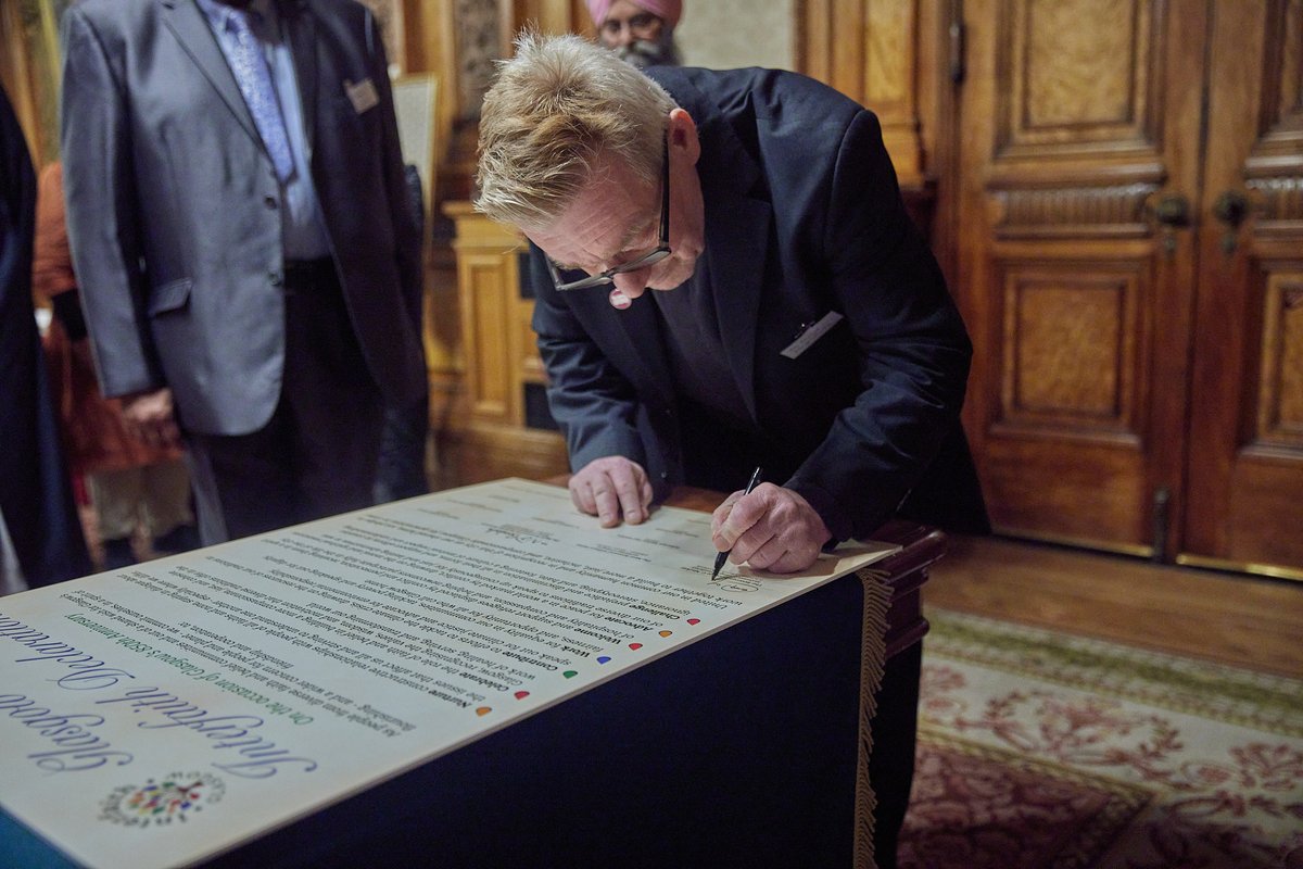 🔊Faith &amp; Belief Leaders from across Glasgow have united to launch the Glasgow 850 Interfaith Declaration 
➡️ Read the full Declaration and show your support: interfaithglasgow.org/glasgow-850-in…
#Glasgow850InterfaithDeclaration #Glasgow850 #ScottishInterfaithWeek #UnityInDiversity