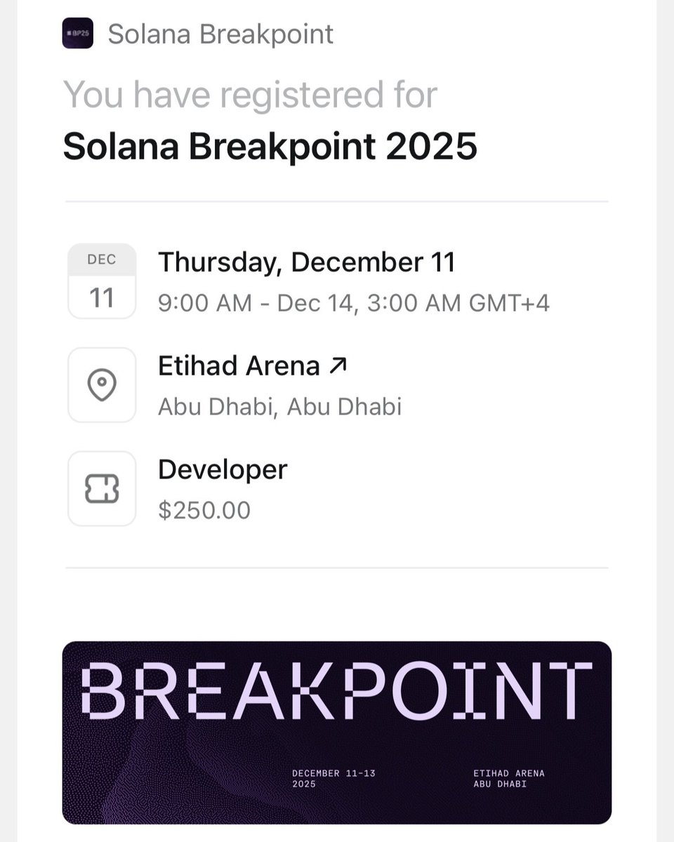 <a href="/SolanaConf/">Solana Breakpoint 🇦🇪 Abu Dhabi Dec 11-13</a> Oh, we’re so ready.