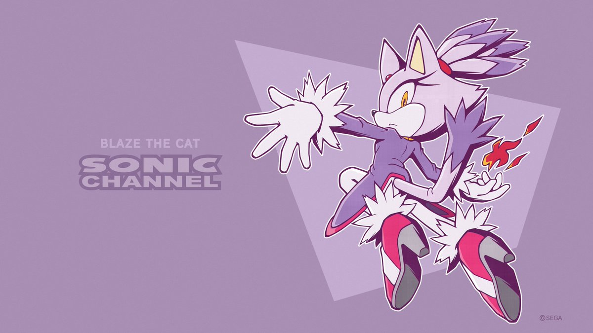 New posts, Blaze The Cat is a official artist from Sonic Channel wallpaper  artwork for celebrated November 2025. Art by. @/SonicOfficialJP, image size:1200x675