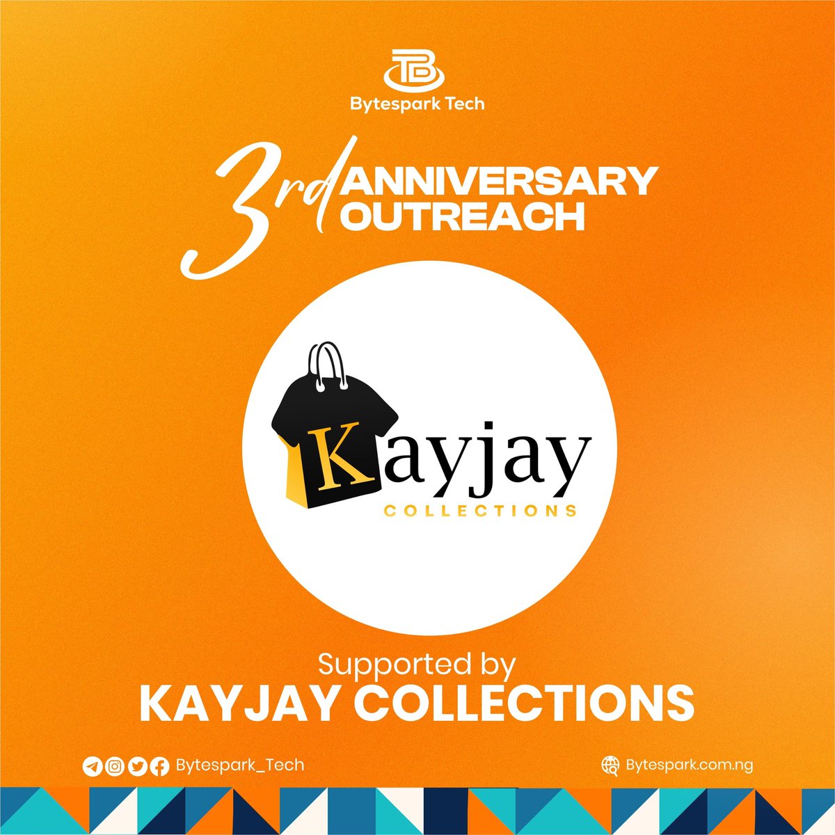 BYTESPARK_TECH's tweet image. A big thank you to our supporting partner for helping to drive the Bytespark Tech Outreach Program.Your contribution is helping us touch lives,inspire growth,and make a real difference. We deeply appreciate your partnership.