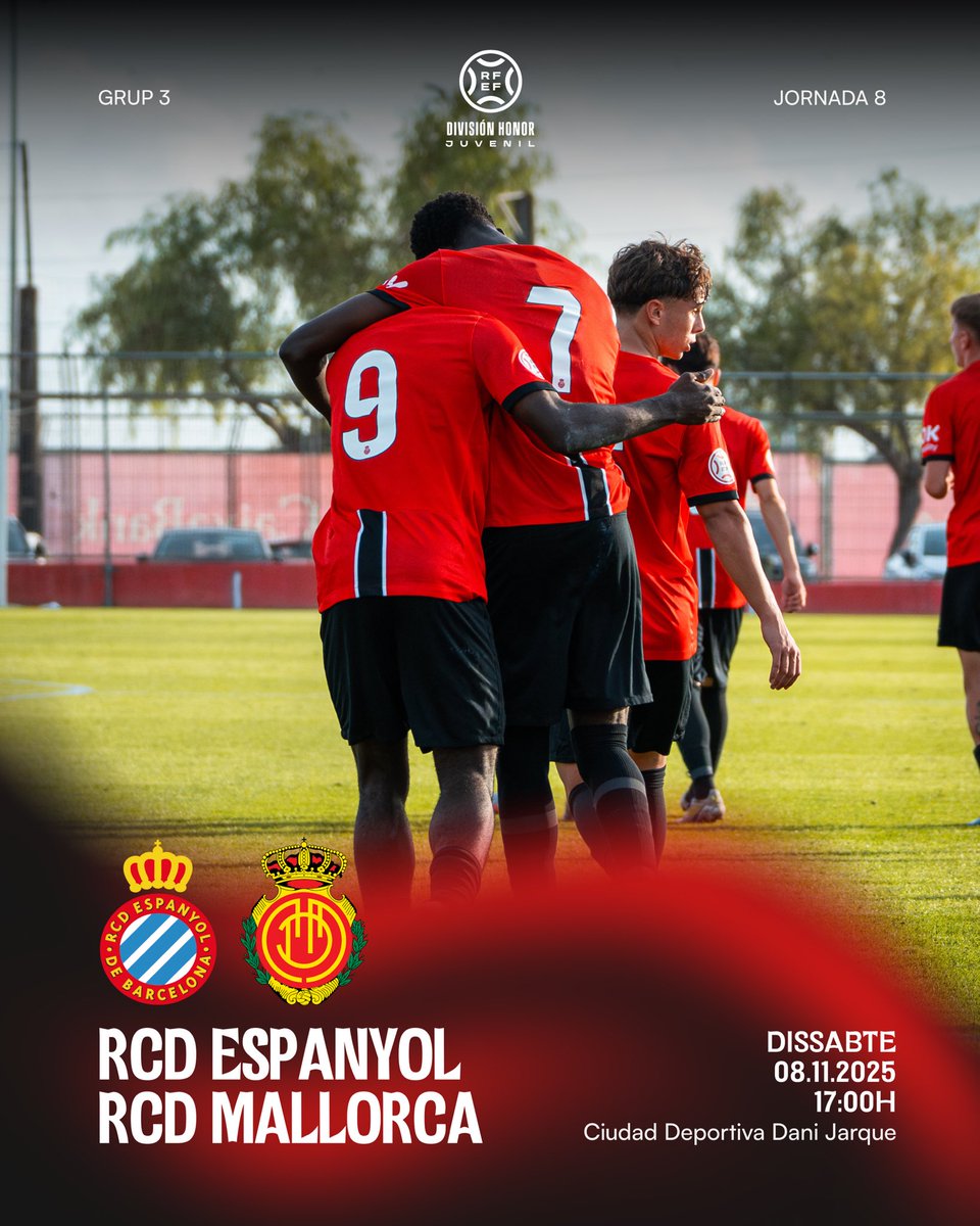 🗓️ El cap de setmana del #MallorcaB y del #JuvenilDH 

❤️🖤❤️🖤❤️🖤