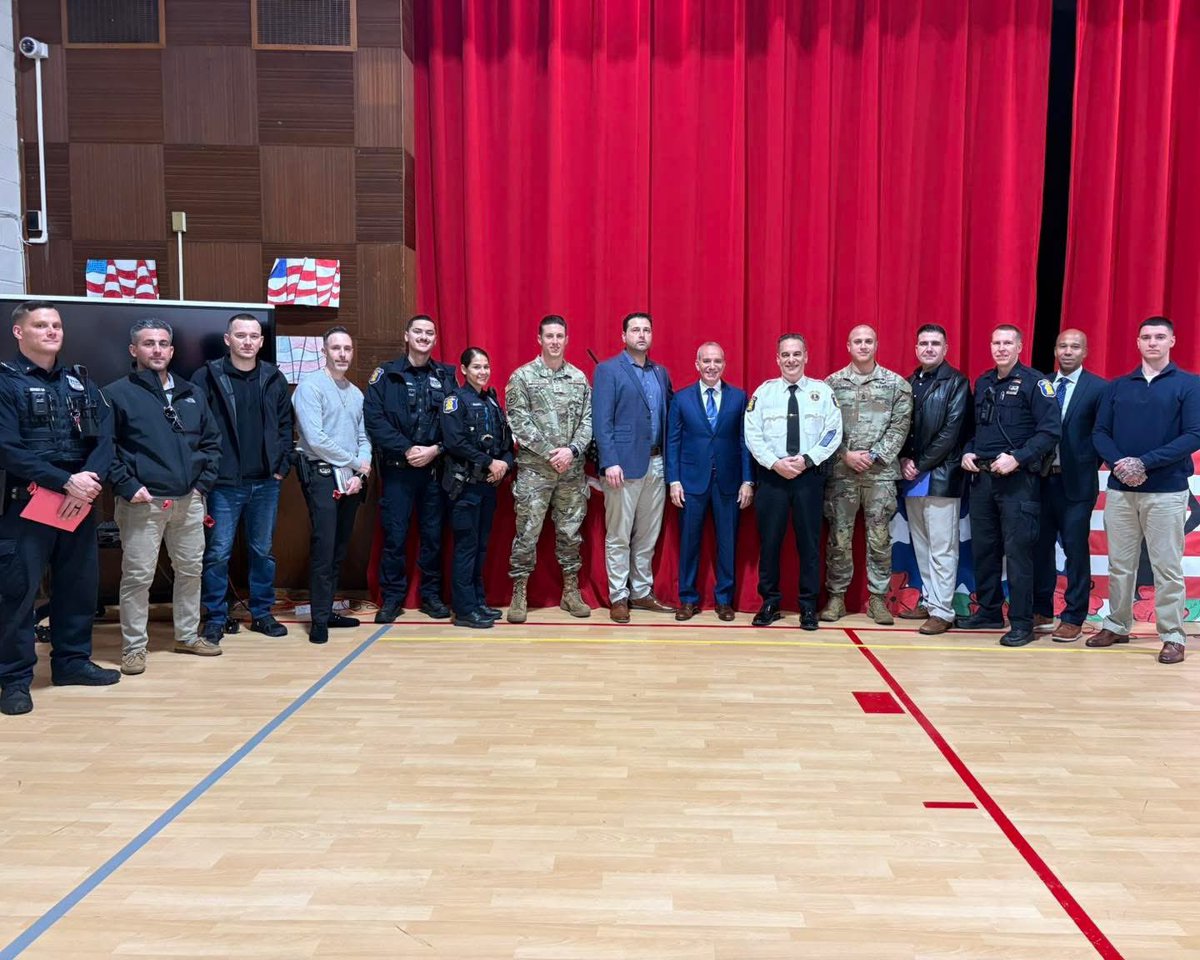 Yesterday, a bunch of our Officers (who are also veterans of the armed forces) spent the morning at St Anthony’s School for a special Veteran’s Day celebration!

Thank you to the students and staff of St Anthony’s, especially Krystin Brembs who coordinated the event, for inviting