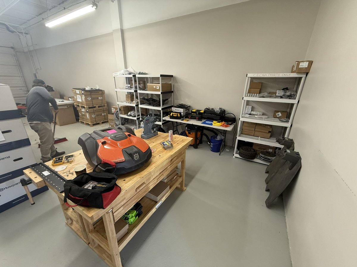 New shop coming along.