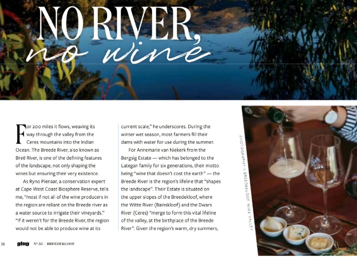 bancroftian's tweet photo. For the latest @glugmag, I've written about the #Breede River's influence on winemakers in the #Breedekloof Valley. #Wine #SouthAfrica https://t.co/IGkr3M47in