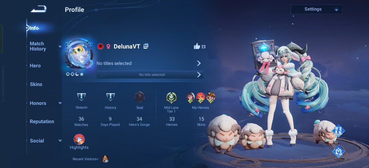 DeLunaVT's tweet photo. Trying out this new mobile game Honor of Kings! Very similar to ML aspects but somewhat different in character and skills etc. Do give it a try and maybe join me on Honor of Kings gameplay? https://t.co/1OibiJzCpw
