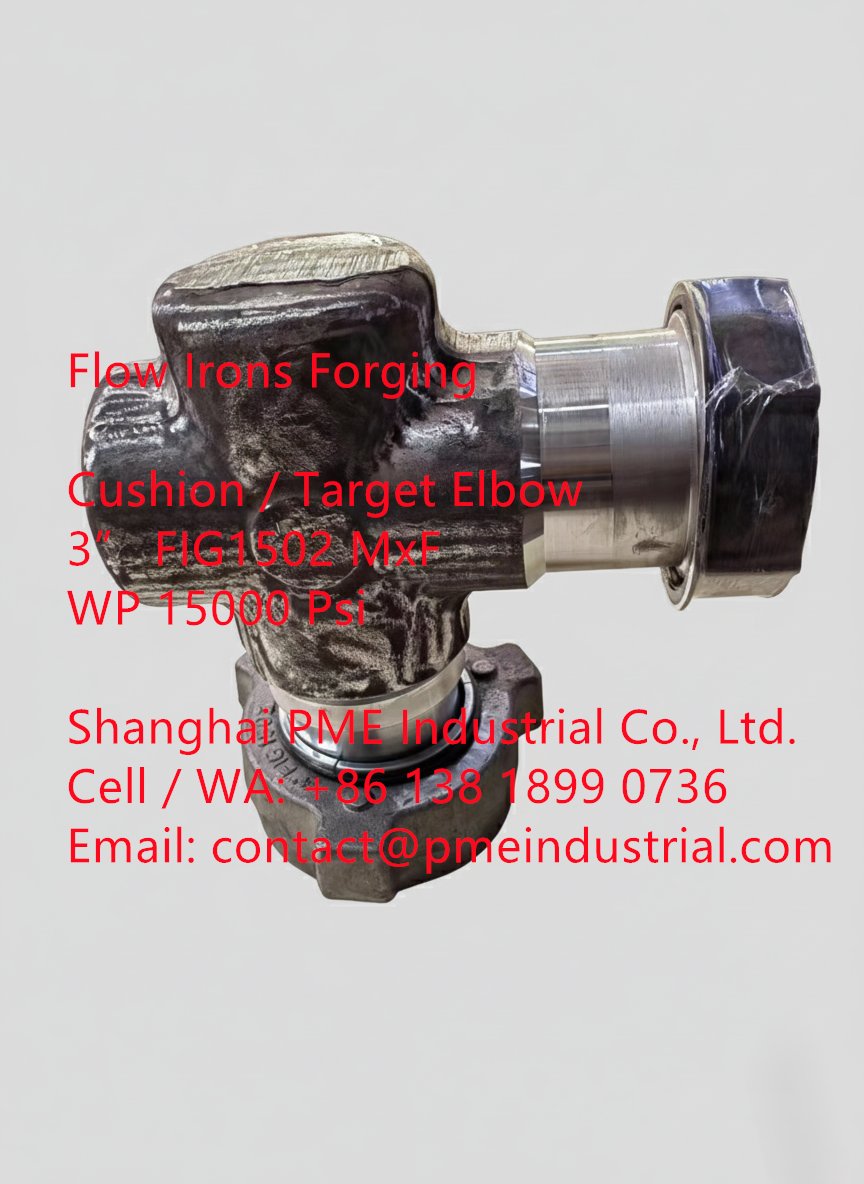 sh_pme's tweet image. Flow Irons Forging

Cushion / Target Elbow
3” FIG1502 MxF
WP 15000 Psi
pmeindustrial.com/integral-forgi…

Shanghai PME Industrial Co., Ltd.
Cell / WA: +86 138 1899 0736
Email: contact@pmeindustrial.com

#RawForgings #HighPressureFlowline #ManifoldComponents #HeatTreatment #lowlineBlanks