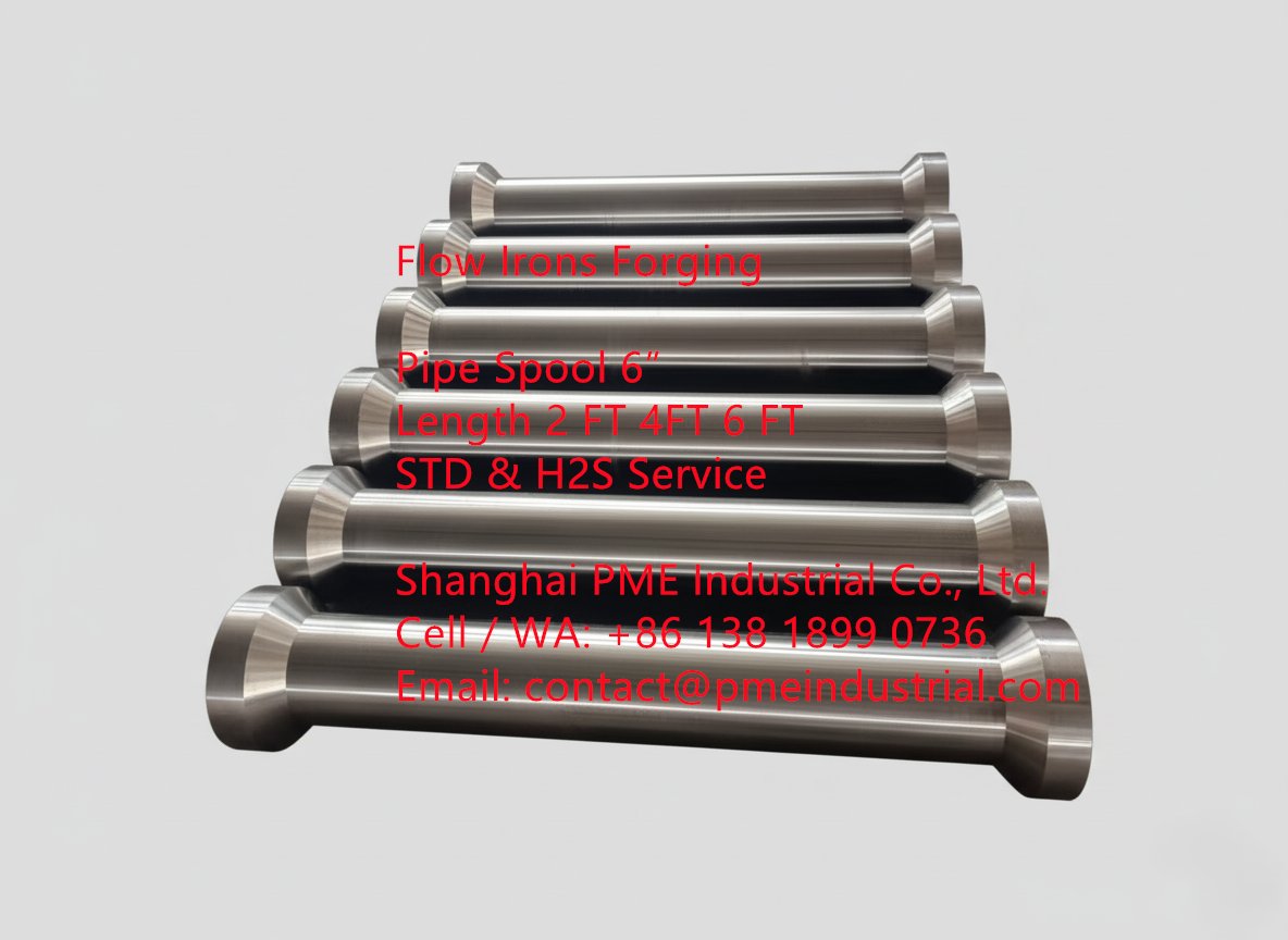 sh_pme's tweet image. Flow Irons Forging

Pipe Spool 6”
Length 2 FT 4FT 6 FT
STD &amp;amp; H2S Service
pmeindustrial.com/integral-forgi…

Shanghai PME Industrial Co., Ltd.
Cell / WA: +86 138 1899 0736
Email: contact@pmeindustrial.com

#RawForgings #HighPressureFlowline #ManifoldComponents #HeatTreatment #lowlineBlanks