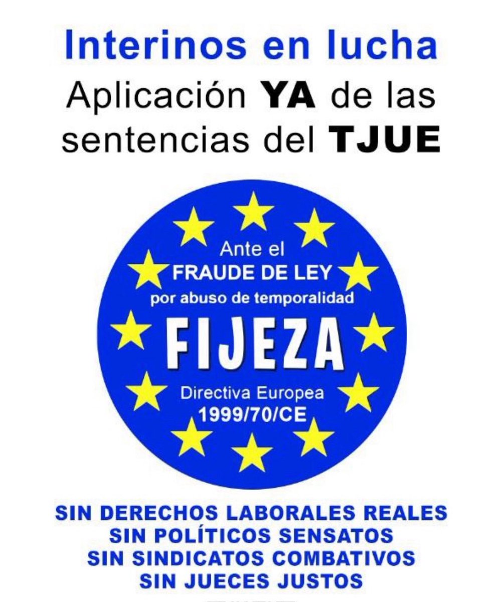 Somos casi 1M de trabajadores públicos atrapados en el abuso, la inacción y el desprecio.
El <a href="/PSOE/">PSOE</a> bloquea cualquier solución, los jueces prevarican, y los sindicatos nos vendieron hace mucho.
Mientras ellos viven del sistema, nosotros sufrimos su sistema.

#FijezaYa