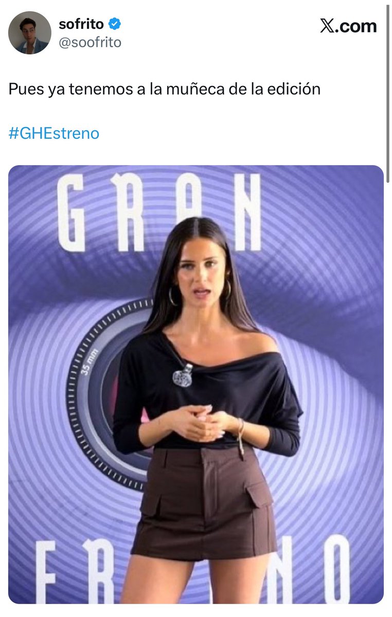 Inmabb14's tweet photo. Chicas, @SyHierro y ya sabemos con quien NO TENEMOS QUE IR #GH206N https://t.co/u4Q9BMLXqt