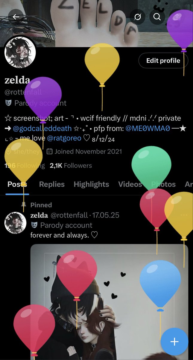 rottenfall's tweet image. it’s me birthday!! (˶˃⤙˂˶)