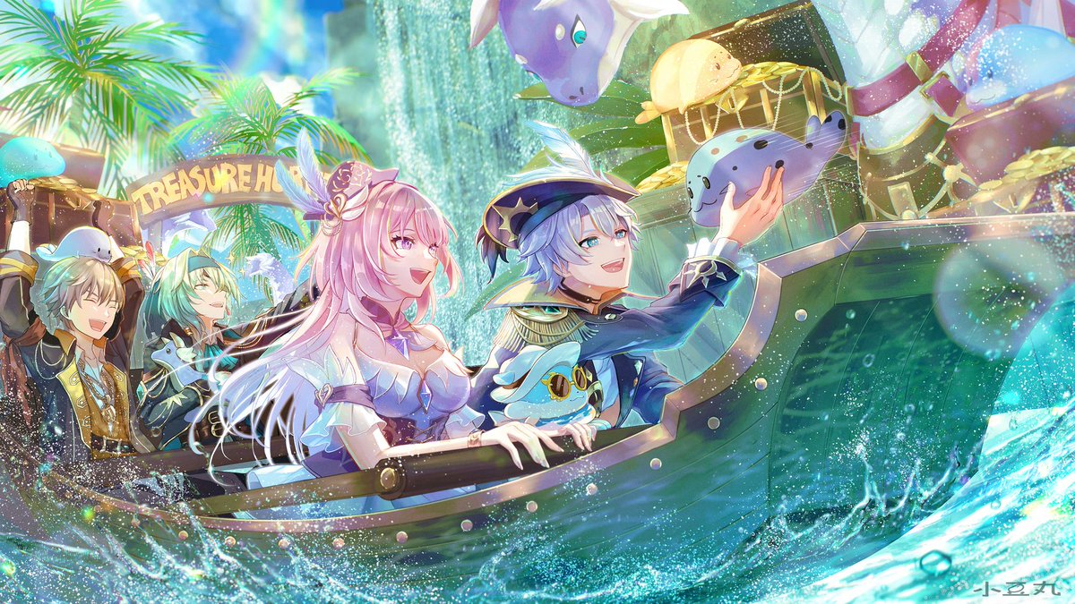 New Illustration from HoYoLAB 3.7 Character Channel Event: The Grand Chrysos Theme Park    

Phase 1: 11.05-11.24      

Check out the fun adventures &amp; a chance to win giveaway &amp; rewards!    

-Art: <a href="/azukimaru_azuki/">小豆丸</a> 
-Event: <a href="/HoYoLAB_Minsan/">_Minsan</a>

#HonkaiStarRail #崩壊スターレイル