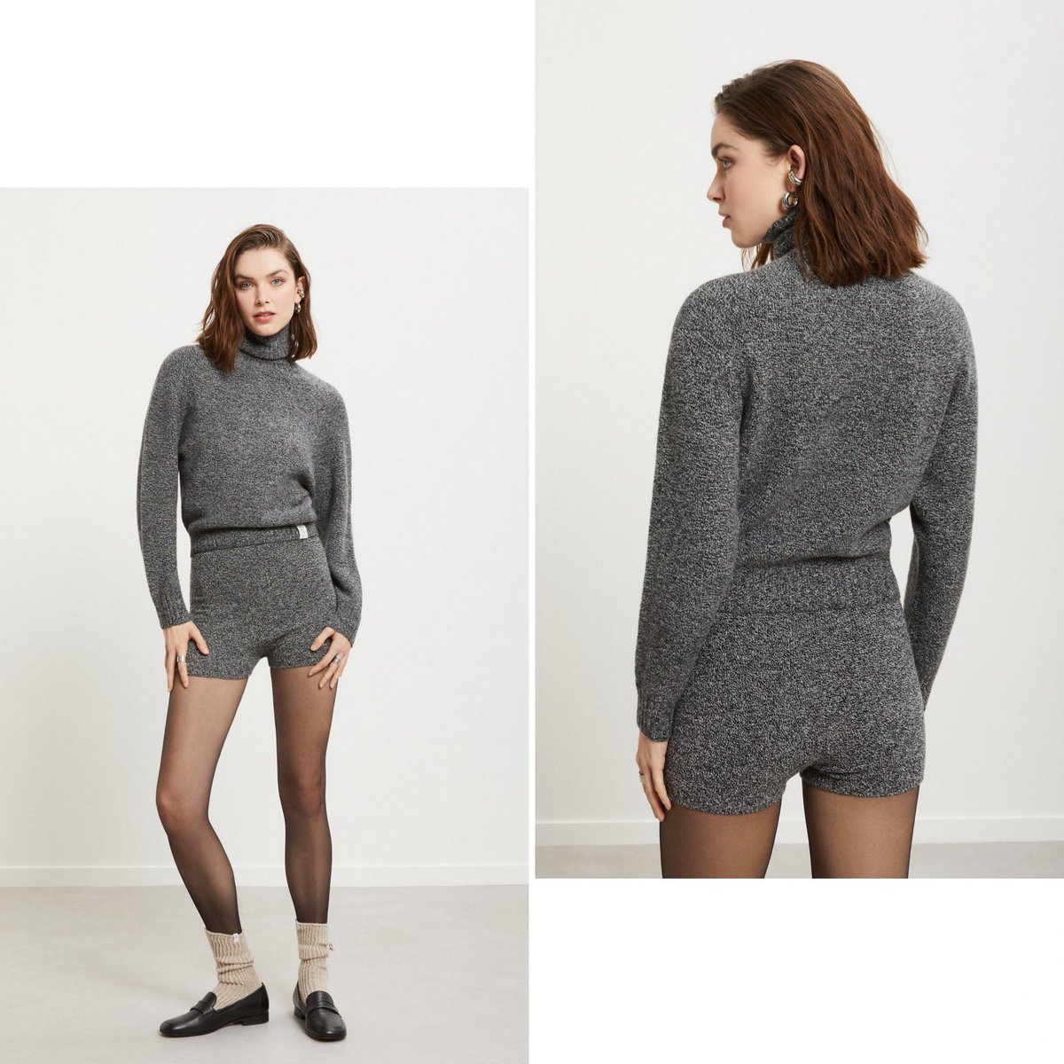 MANOAinter's tweet image. New Arrival🐐ottod‘Ame
黒グレーmixのメランジ感が可愛い！ベーシックなタートルネックセーターも、上質な素材感で日常をアップグレードして。カシミヤ94ウール5ポリウレタン1%のホールガーメント編で、ストレスフリーな着心地にふんわり癒されます🩶
¥64900
#ottodame #turtlenecksweater #cashmere