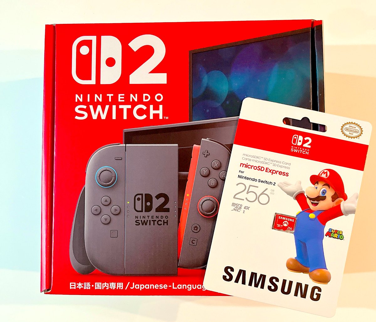 大晦日の本日ついにSwitch2開封の儀 (届いてから今までずっと箱のまま