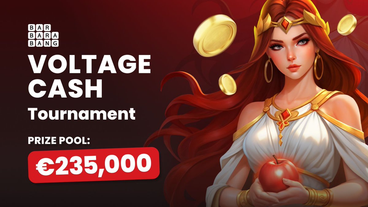 Join the Voltage Cash Tournament and spin for your share of €200,000 in real cash. The more you win, the higher you rank. No bonus funds. No minimum bets. Just raw competition.