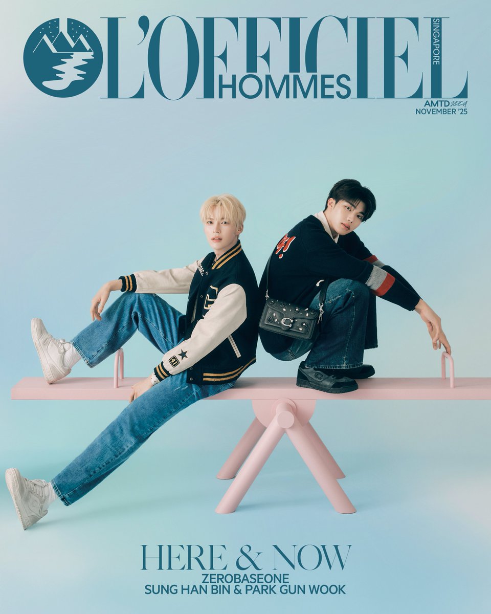 #SUNGHANBIN and #PARKGUNWOOK make a playful pair on our November cover 👯‍♂️ The <a href="/ZB1_official/">ZEROBASEONE</a> members talk about how the group has transcended their rookie status to enter the big leagues, that their moment is #HEREANDNOW!

#ZEROBASEONE #ZB1 #제로베이스원 #성한빈 #박건욱