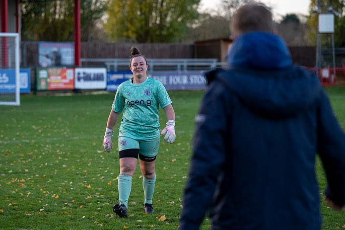 WCWomenFC's tweet photo. Our goalkeeper @JodieWhiteman was named opposition Player of the Match following last Sunday’s draw against Stourbridge following key saves including coming out on top in a one on one showdown 🧤

Outstanding performance Jodie and what a signing! 🩵

📸 1Flotography

#WCWFC #RISE https://t.co/JLN8nUFJRK