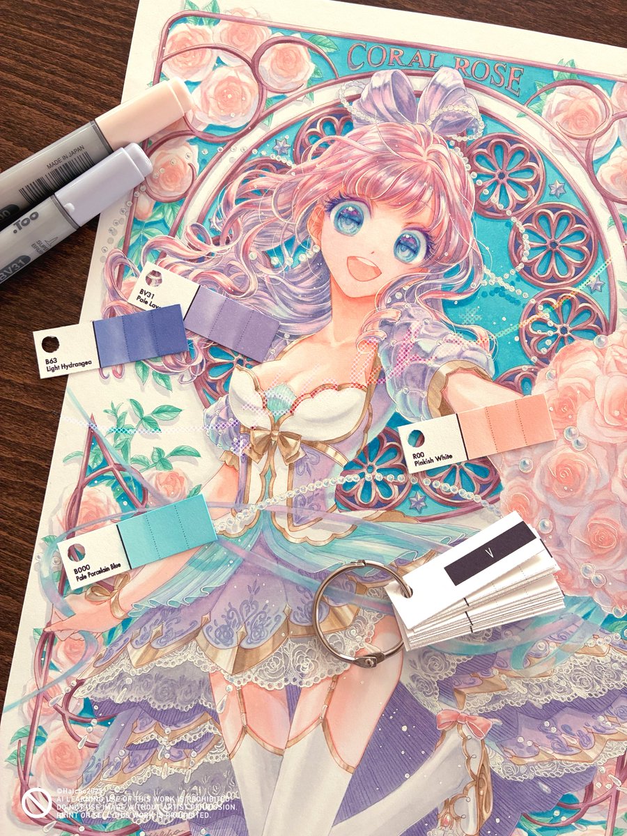 halcho3_3's tweet image. 塗ってる時に隣に並べて比較できるカラーチップほしいなと思って作ってみたよ
なかなか使い勝手良さそうです✨通販終わったら絵が描きたいな…_(:3 」∠)_
#コピック #copic
