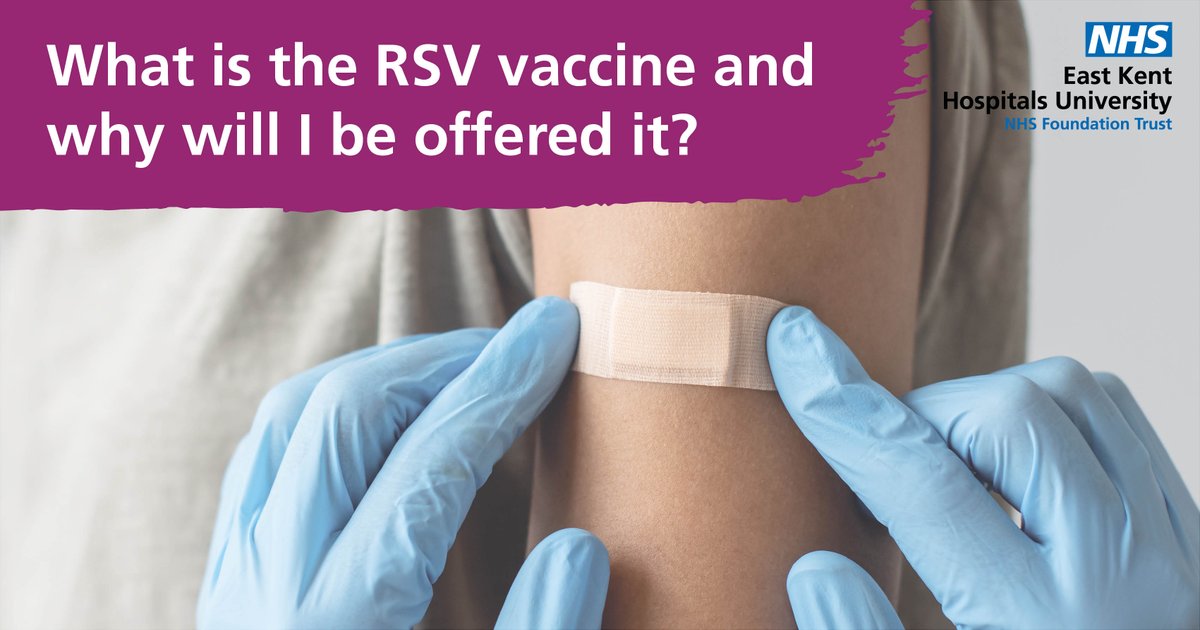 EKHUFT's tweet image. Today&apos;s #FAQFriday question is &apos;What is the RSV vaccine and why will I be offered it?&apos;

Respiratory syncytial virus (RSV) is a common lung infection that can lead to serious illnesses like pneumonia. You will be offered it if you are pregnant or over 75.

nhs.uk/conditions/res…