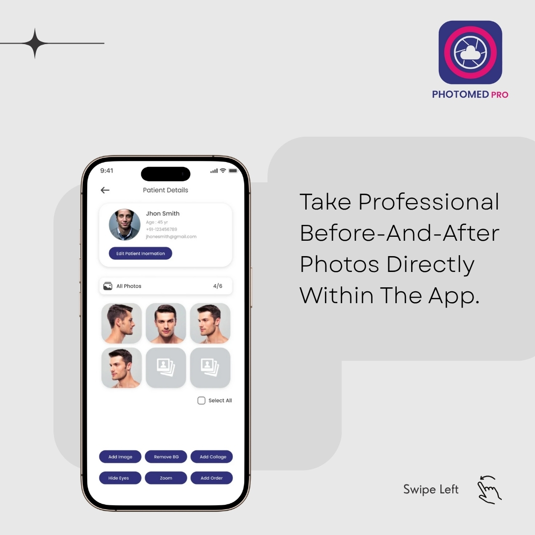 PhotoMed_'s tweet image. 📸 Capture. Organize. Compare.
That’s how #PhotoMedPro simplifies clinical photography for healthcare &amp;amp; aesthetic pros.
⚙️ Capture with precision
🧩 Compare with clarity

From capture to clarity — experience smart, secure photo management.

#ClinicalPhotography