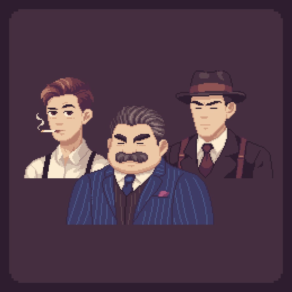 Wouldn't mess with these chaps
#pixelart #ドット絵 #SWAS