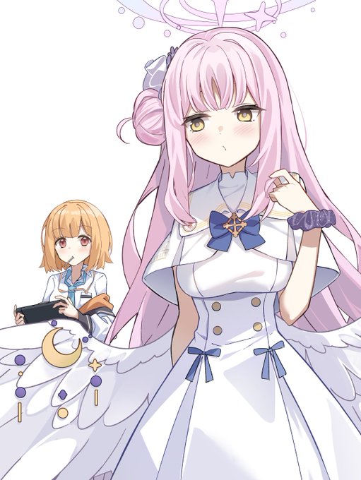 ブルアカ 百合園セイア 聖園ミカ 桐藤ナギサ 手描きイラスト ファンアート ブルアカ 百合園セイア 聖園ミカ 桐藤ナギサ 手描きイラスト ファン