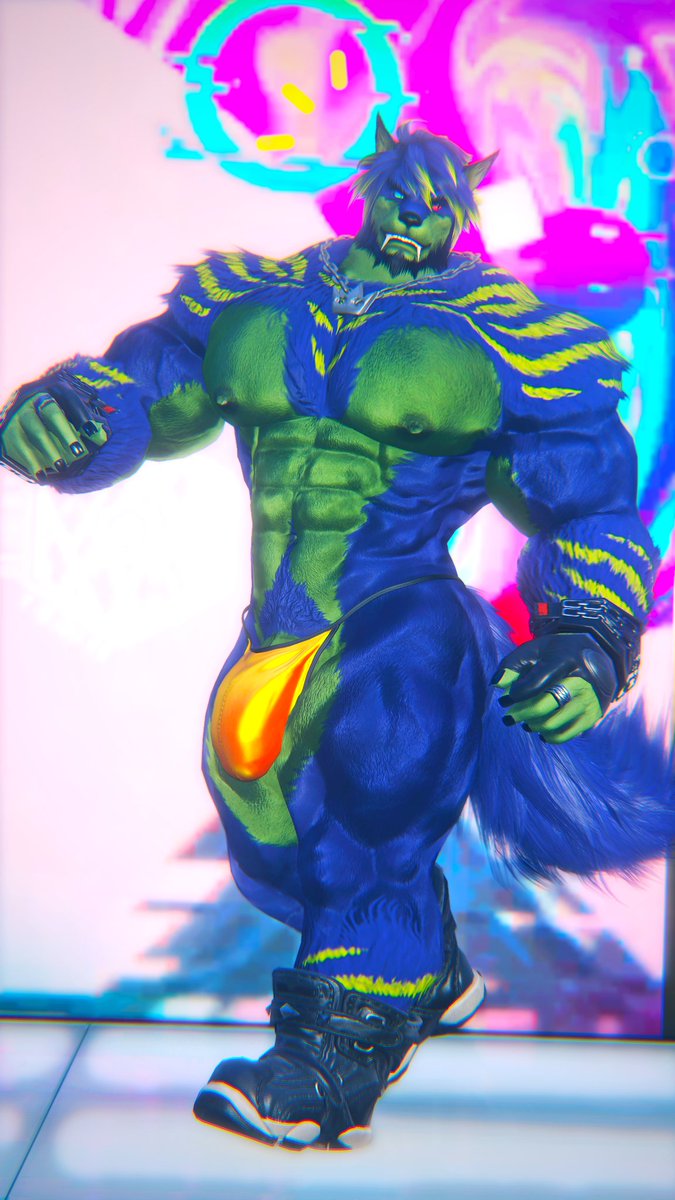 Just a beefy wuff strutting his stuff ✨️