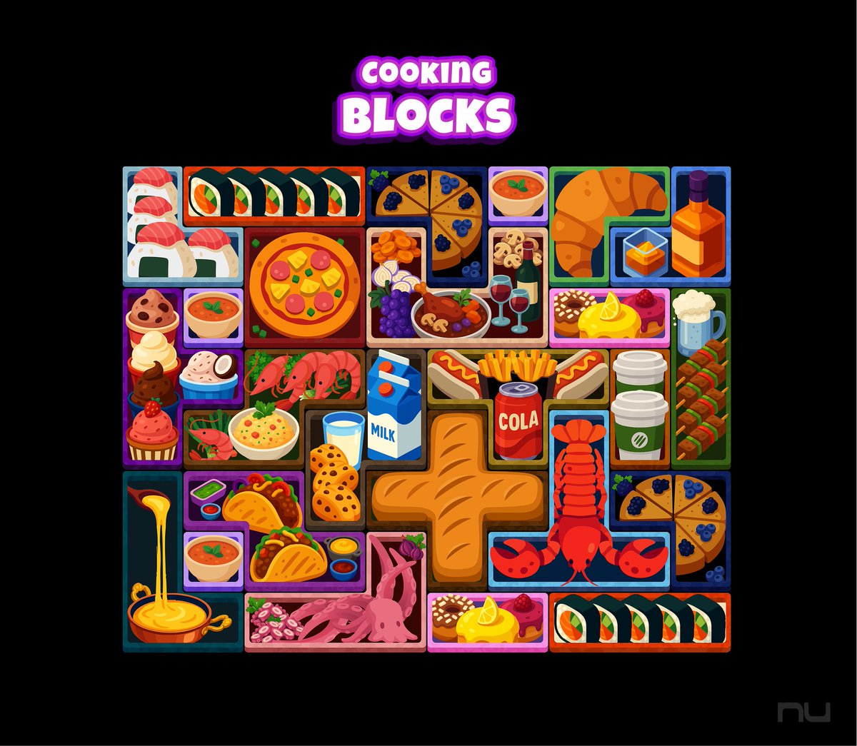 Oyunda isim değişikliğine gidiyorum. Bunun 2 sebebi var;

1- "Coocking" ve "Block" keylerinin arama hacminin ve popülerliğinin çok yüksek olması. Böylece çıkış boostu ile birlikte bu kelimelerden oyuncu çekebilme olasılığım artabilir.

2- Snack Stack ismi ile bir oyun çıkmış,