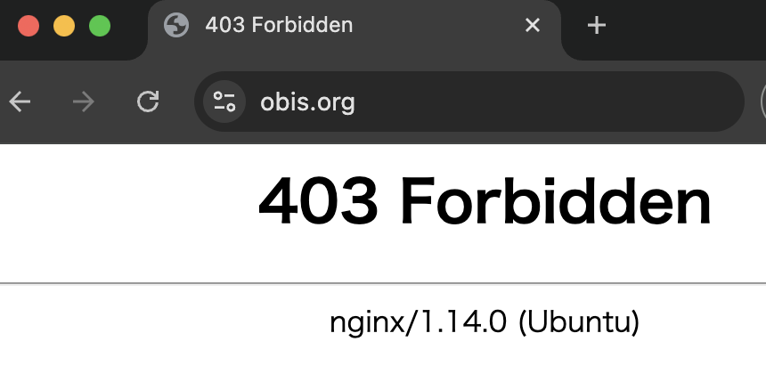 ogaworks's tweet photo. @OBISnetwork
Hello, I’m currently getting a “403 Forbidden (nginx/1.14.0)” error when trying to access https://t.co/6l3OVYX0hN from Japan.
The site loads fine from other networks.
Could there be a regional or IP-based access restriction? https://t.co/ChcAVEbrc9