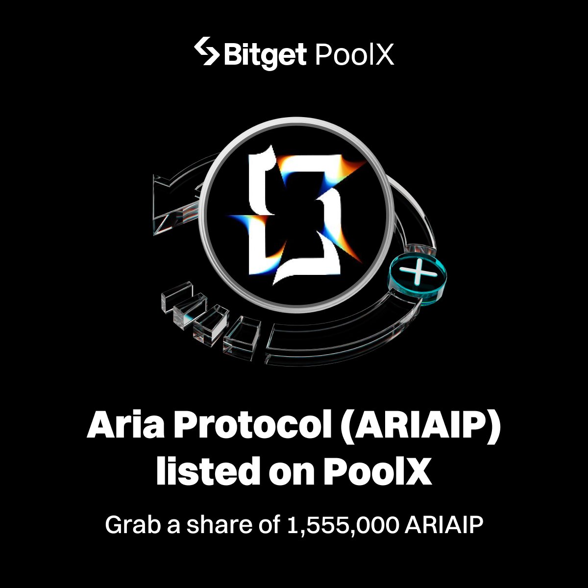 🎊 $ARIAIP が #Bitget PoolXに登場🎊】 Aria Protocol ( $ARIAIP )のPoolXを開始します😍🎉  ⏰期間：2025年11月8日(土) 19:00 〜 2025年11月15日(土) 19:00 📄詳細 :  https://t.co/0QM80TCXzW 🏆PoolX : https://t.co/dq9yp5RixK $BTC  をロックして総額1,555,500 $ARIAIP ...